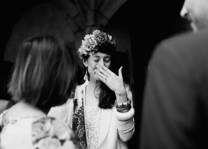 Quand l'émotion est trop forte Photographe de mariage à Clermont Ferrand