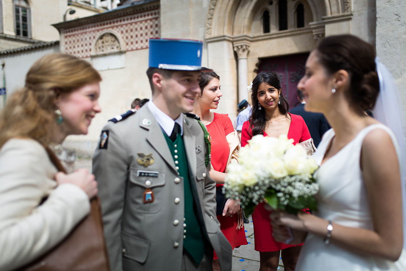 Photographe de mariage à Lyon. Mariage militaire
