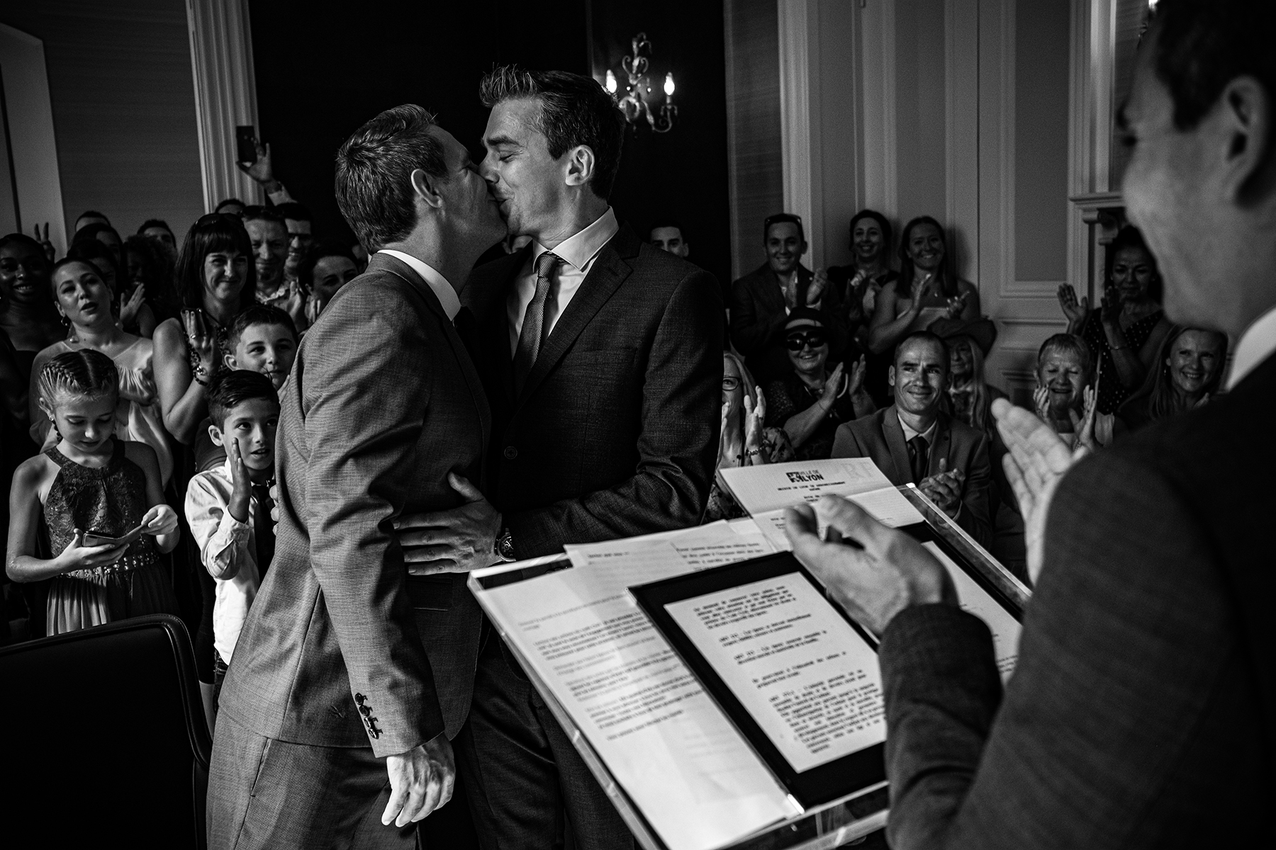 Reportage de mariage à Lyon - couple gay