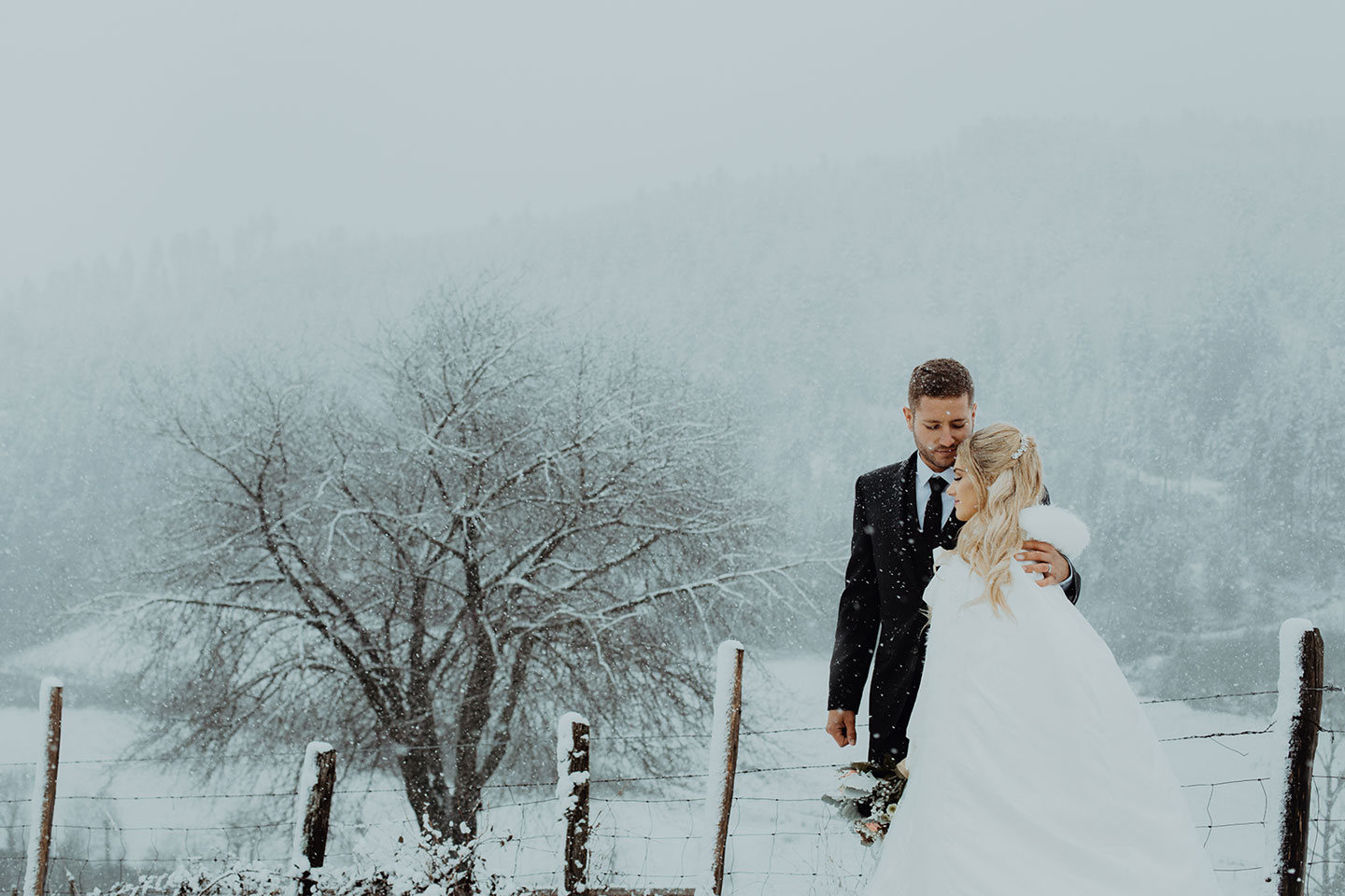Mariage à la neige
