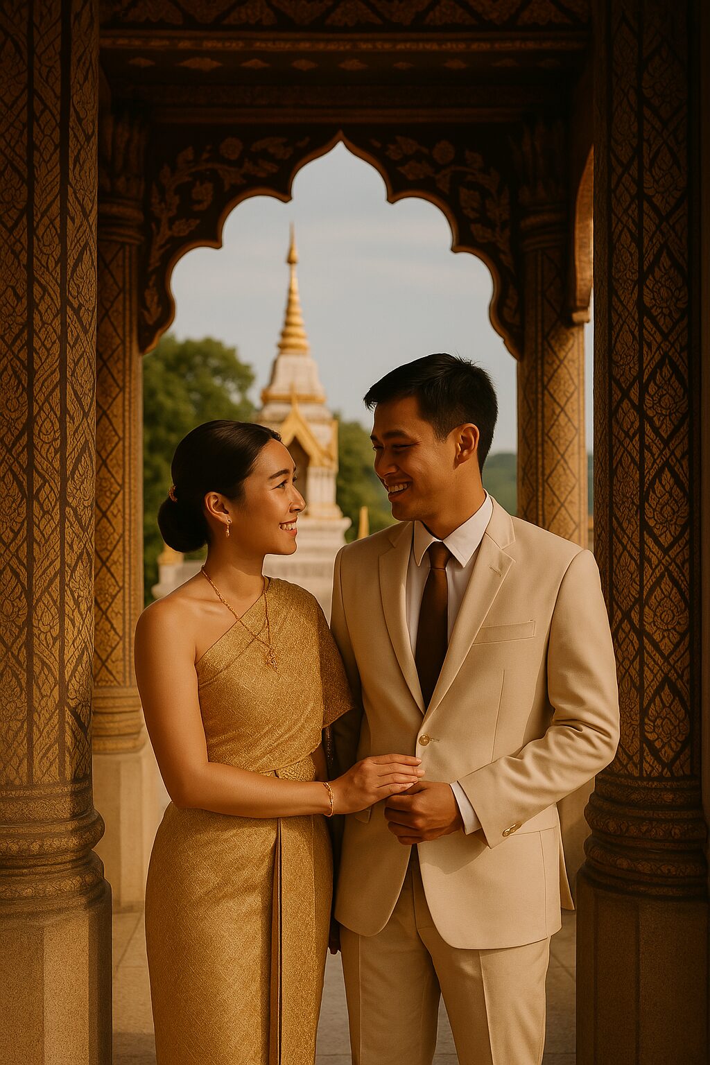 wedding photographer thailand temple